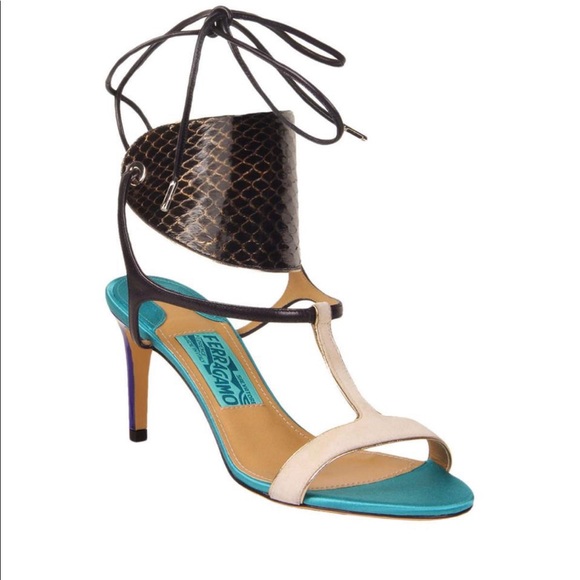 Salvatore Ferragamo Shoes - NIB Salvatore Ferragamo Pegan Leather Heels